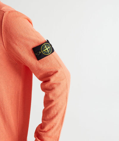 Stone Island Pull à patch logo orange - Lothaire boutiques