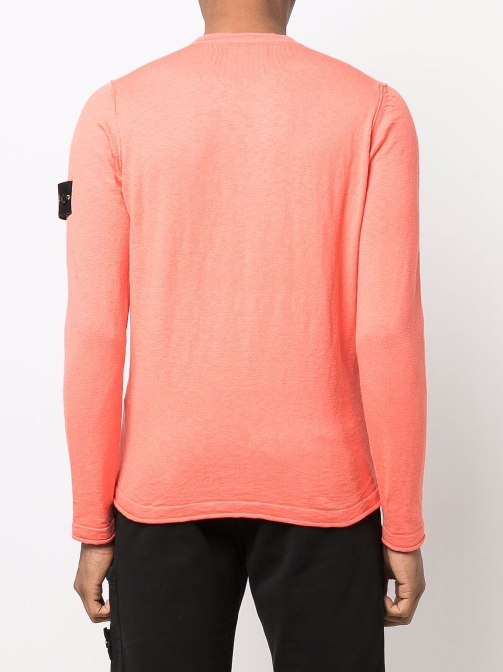 Stone Island Pull à patch logo orange - Lothaire boutiques