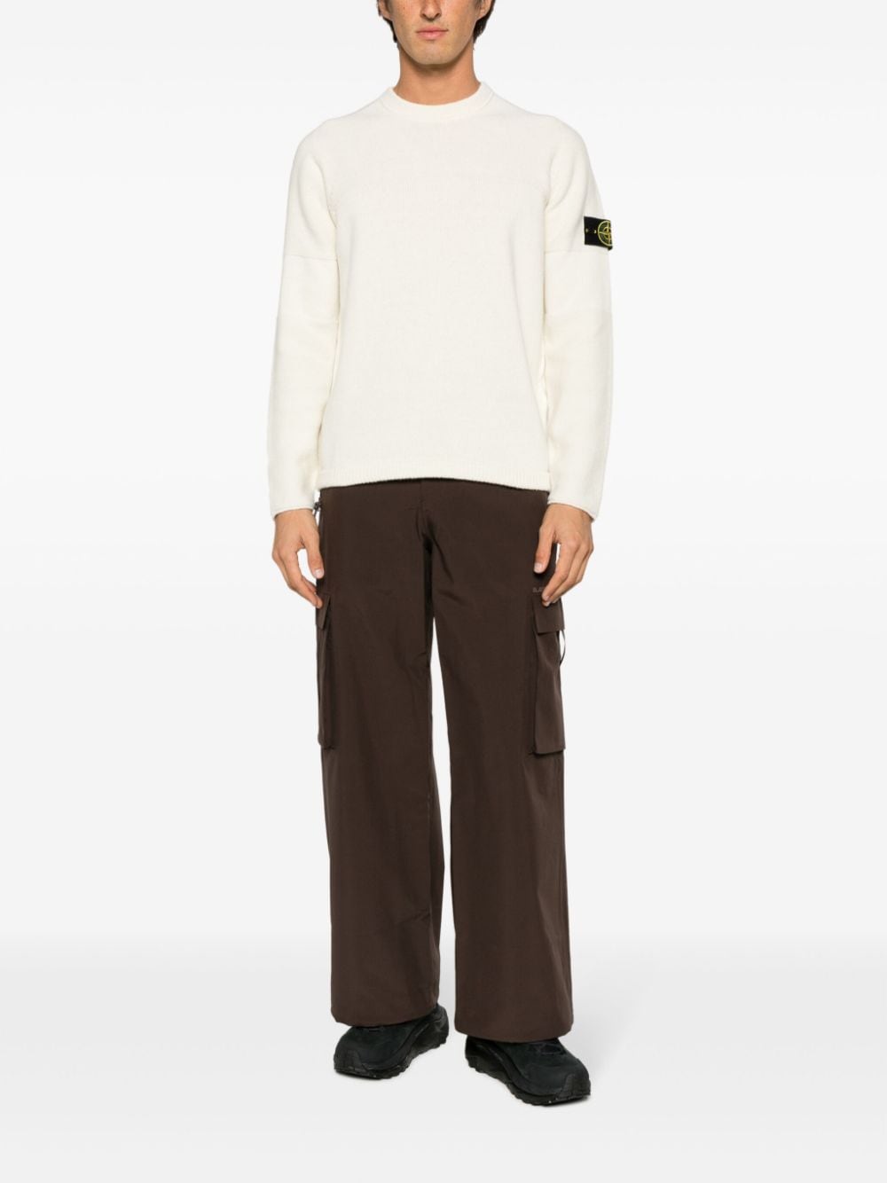 Stone Island Pull en laine à patch Compass - Lothaire