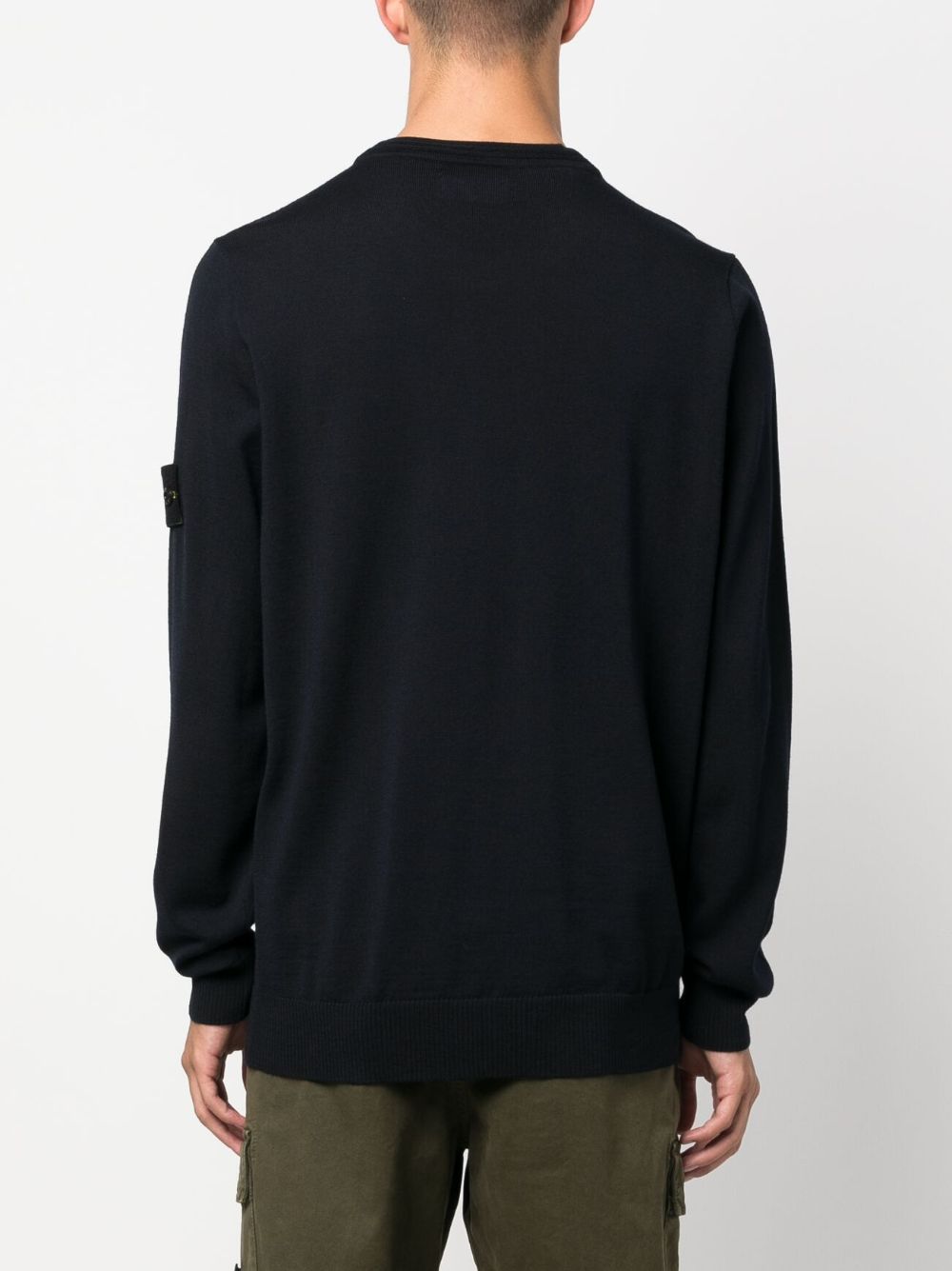 Stone Island Pull en laine vierge navy - Lothaire