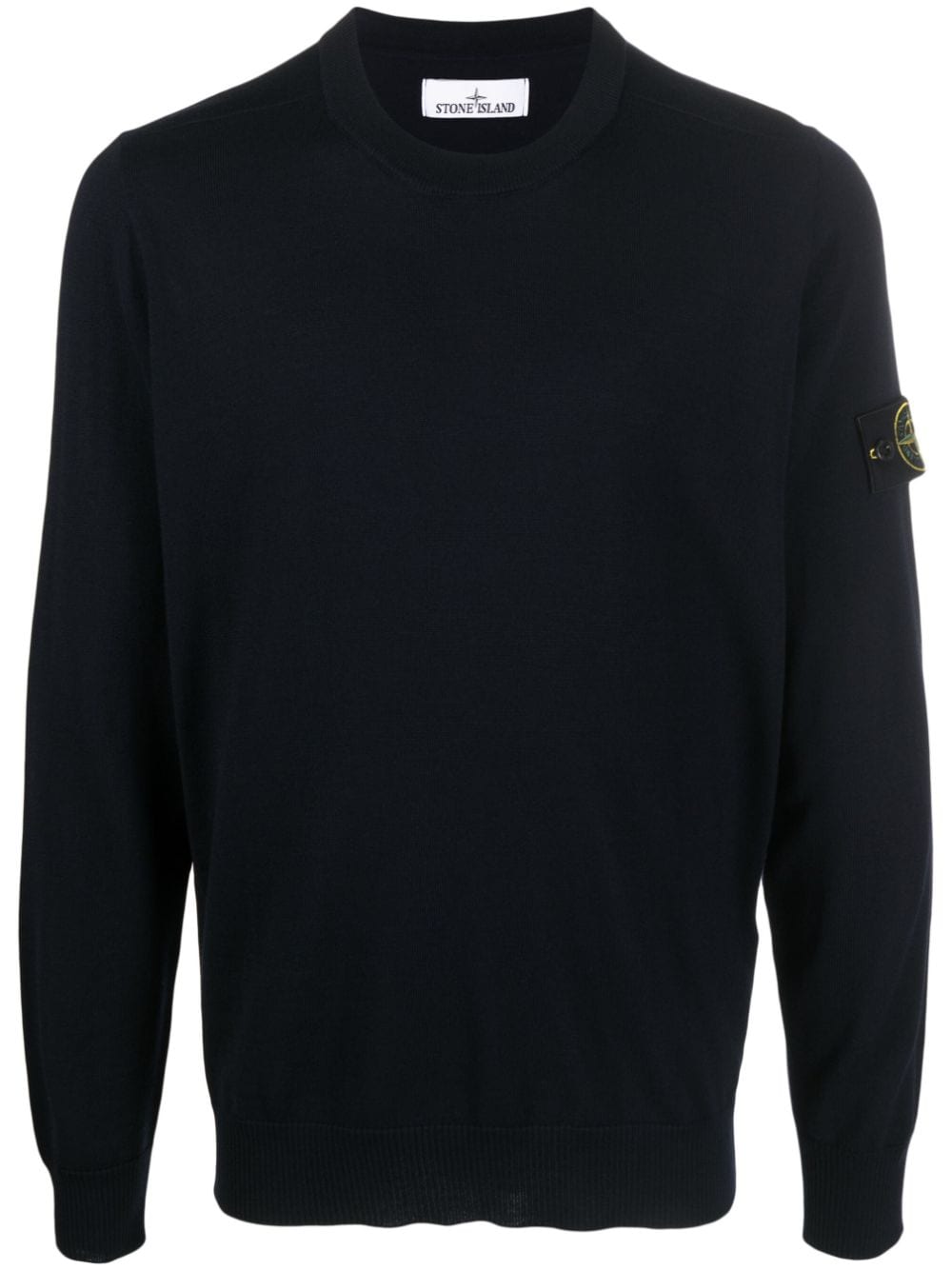 Stone Island Pull en laine vierge navy - Lothaire