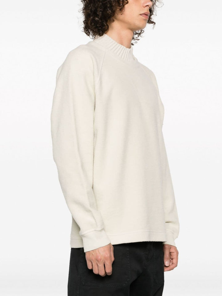 Stone Island Pull en polaire à patch Compass - Lothaire
