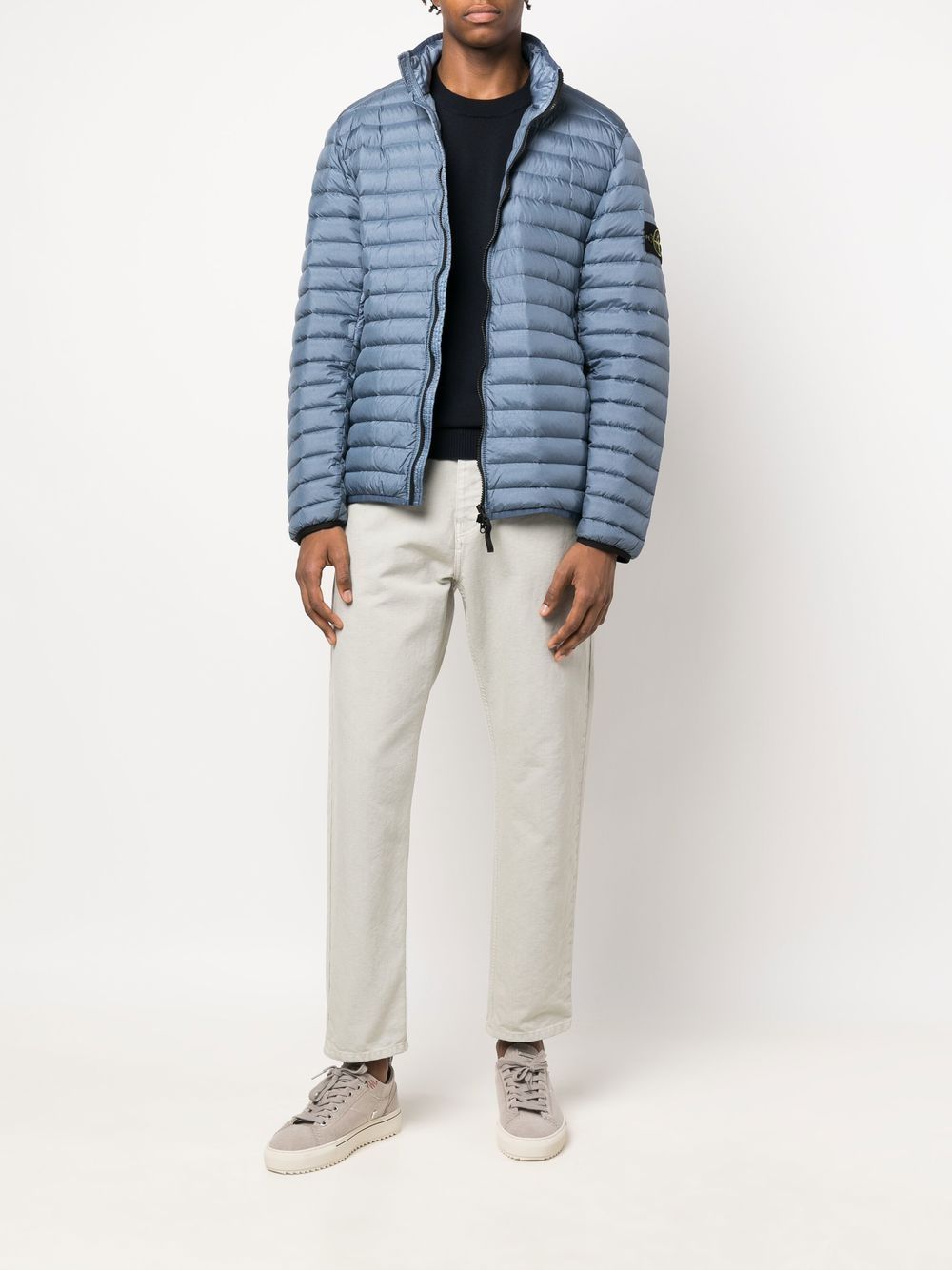 Stone Island Pull laine à patch logo - Lothaire boutiques