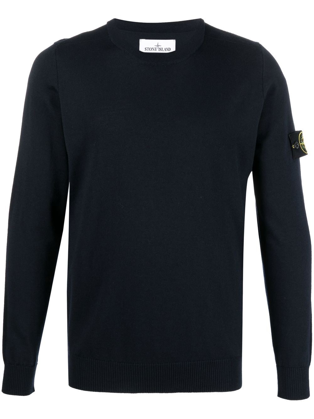 Stone Island Pull laine à patch logo - Lothaire boutiques