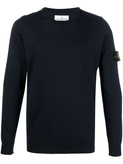 Stone Island Pull laine à patch logo - Lothaire boutiques