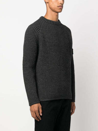 Stone Island Pull Maille gaufrée - Lothaire