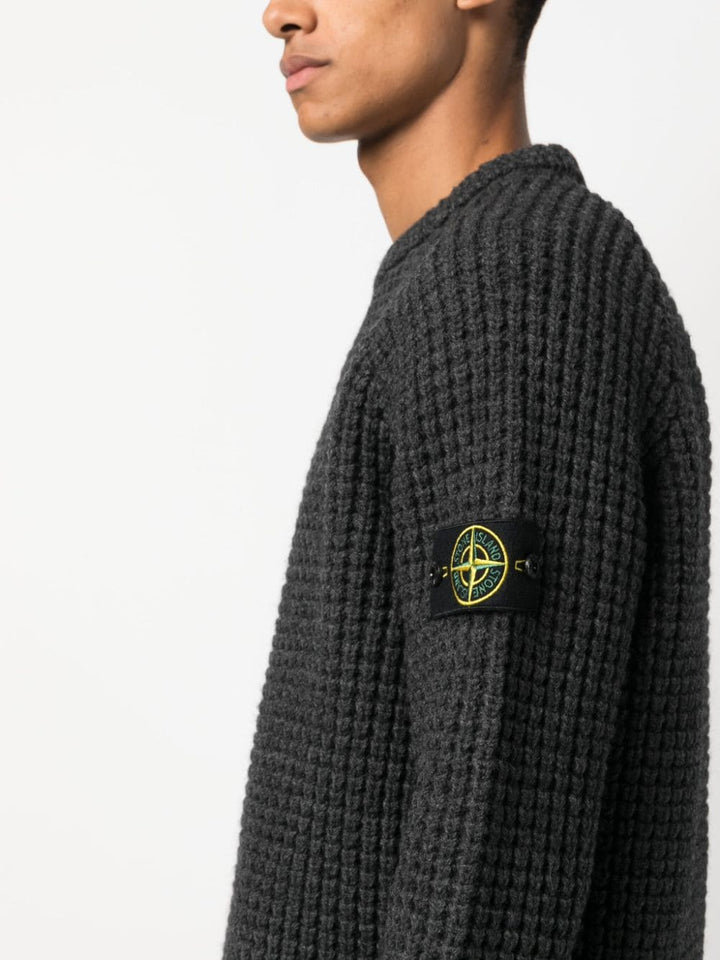 Stone Island Pull Maille gaufrée - Lothaire