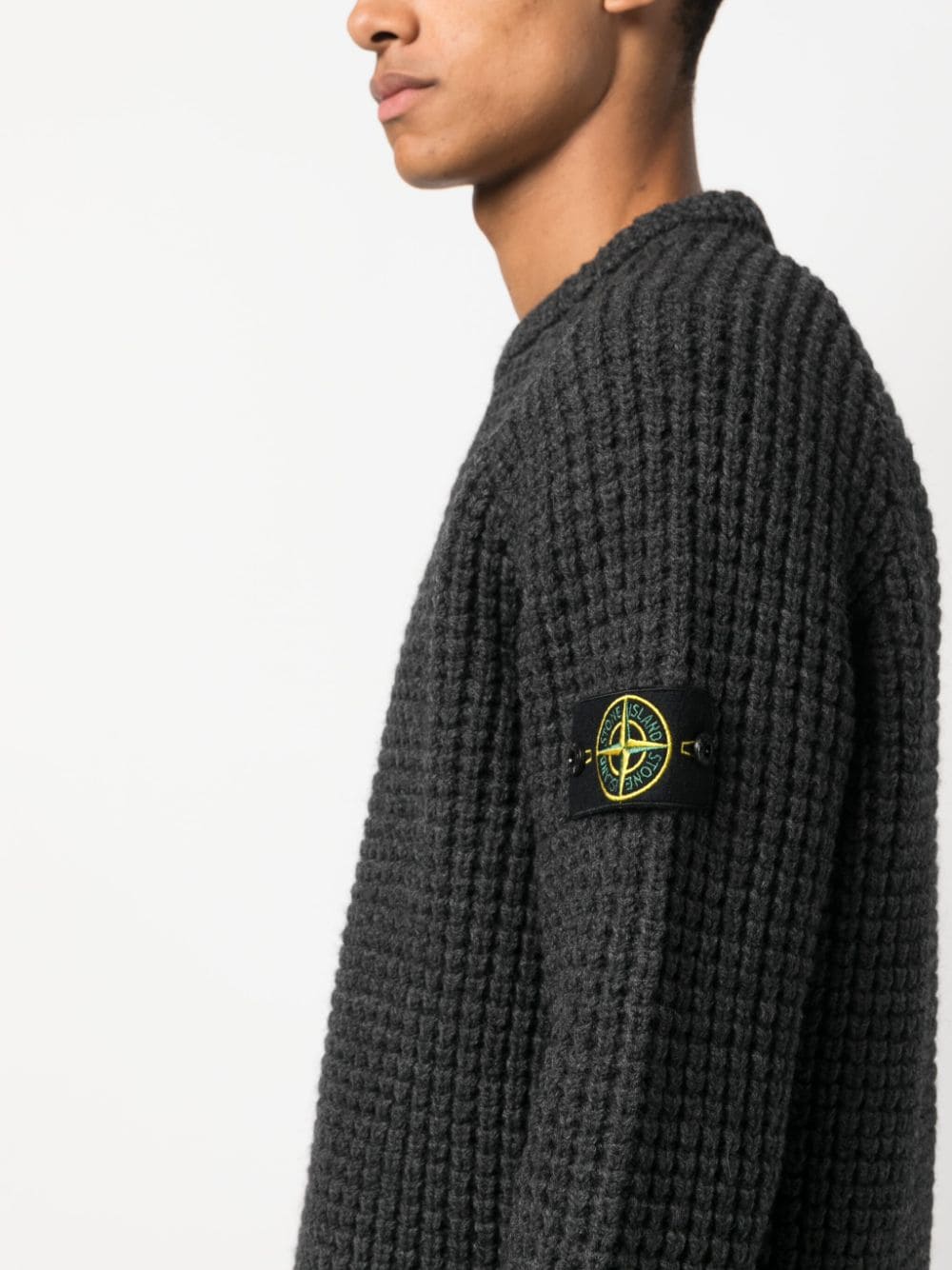 Stone Island Pull Maille gaufrée - Lothaire