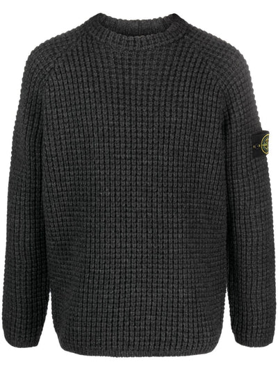 Stone Island Pull Maille gaufrée - Lothaire