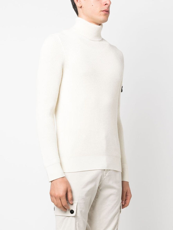 Stone Island Pull Natural col roulé 552C2 - Lothaire