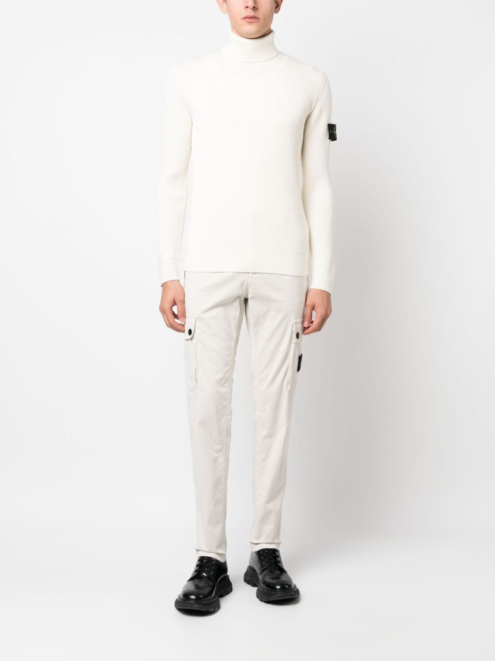 Stone Island Pull Natural col roulé 552C2 - Lothaire