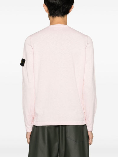Stone Island - Pull rose à patch Compass - Lothaire
