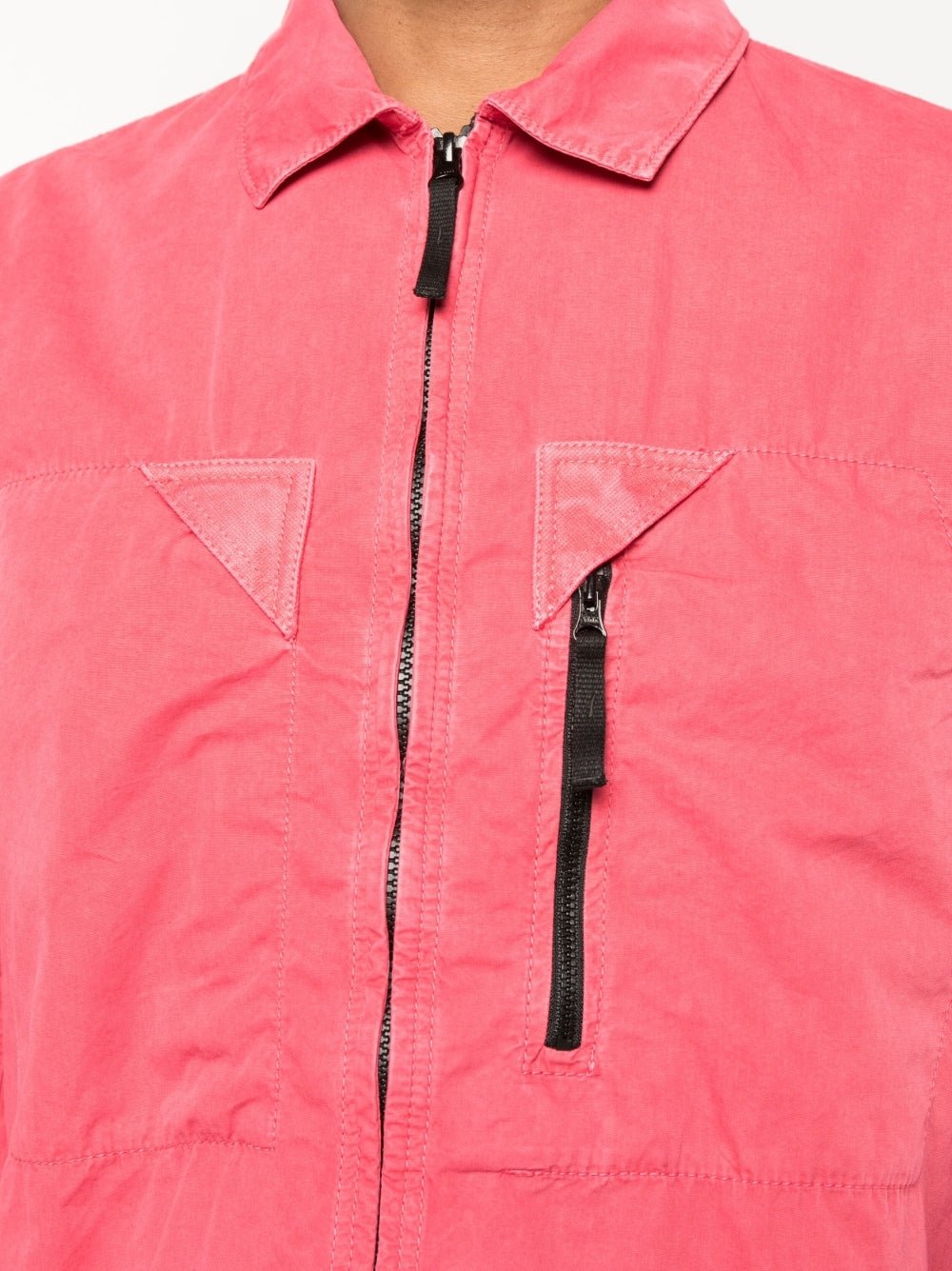 Stone Island Surchemise 106WN 'OLD' TREATMENT Rose - Lothaire
