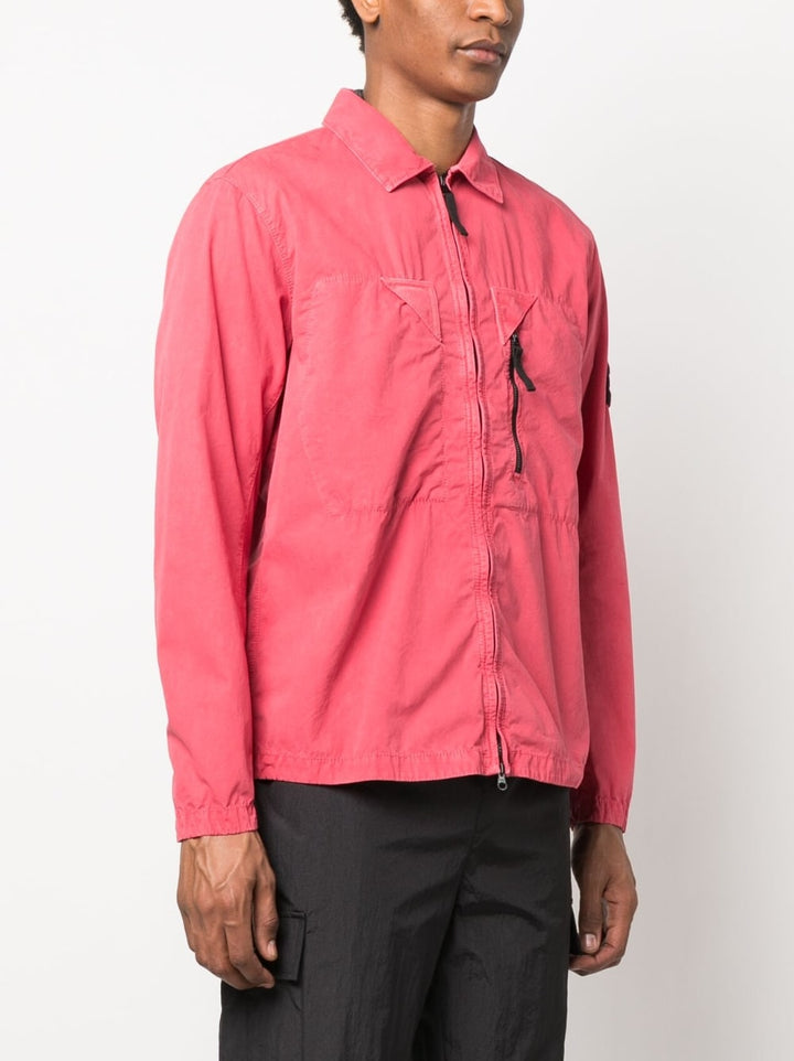 Stone Island Surchemise 106WN 'OLD' TREATMENT Rose - Lothaire