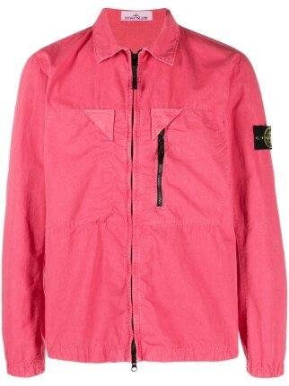 Stone Island Surchemise 106WN 'OLD' TREATMENT Rose - Lothaire