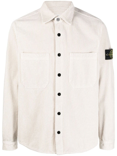 Stone Island Surchemise beige 11311 11 CORDUROY 400 TC - Lothaire