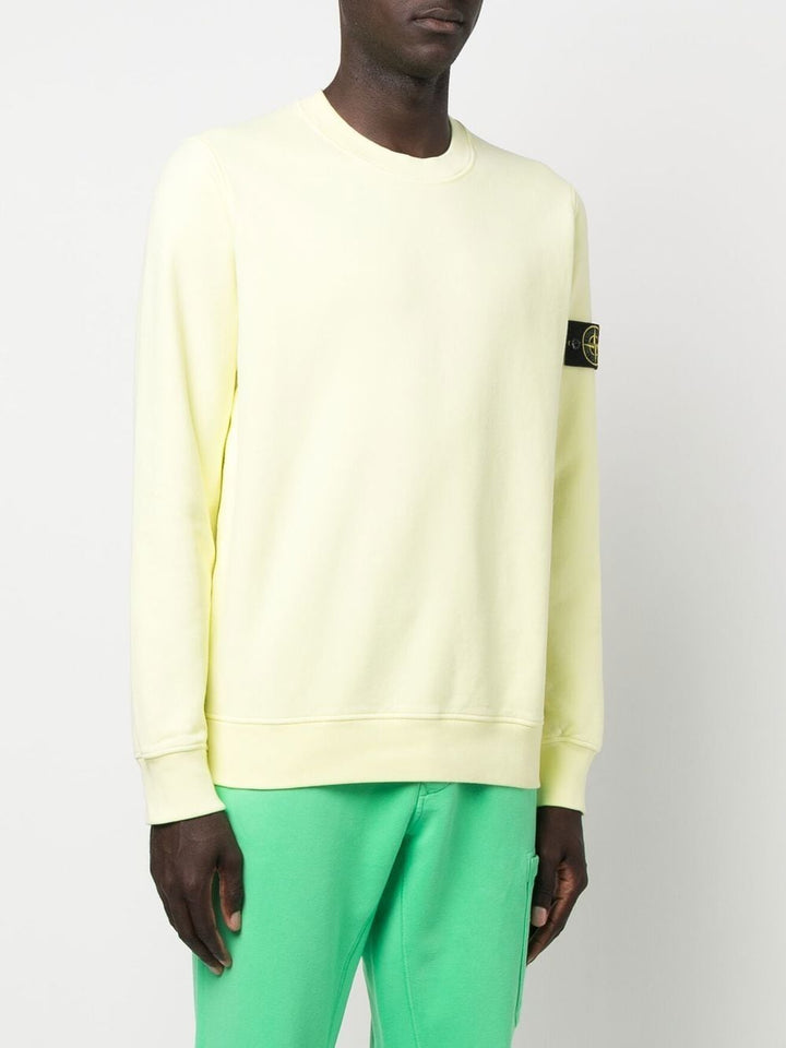 Stone Island Sweat à patch logo jaune - Lothaire boutiques