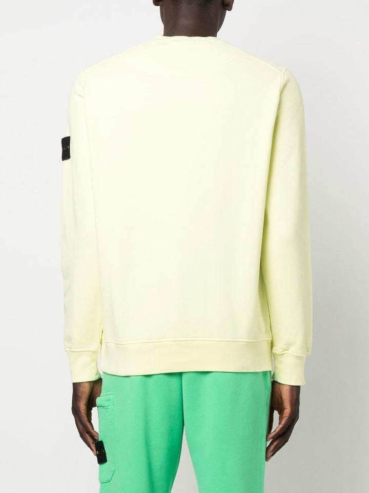 Stone Island Sweat à patch logo jaune - Lothaire boutiques