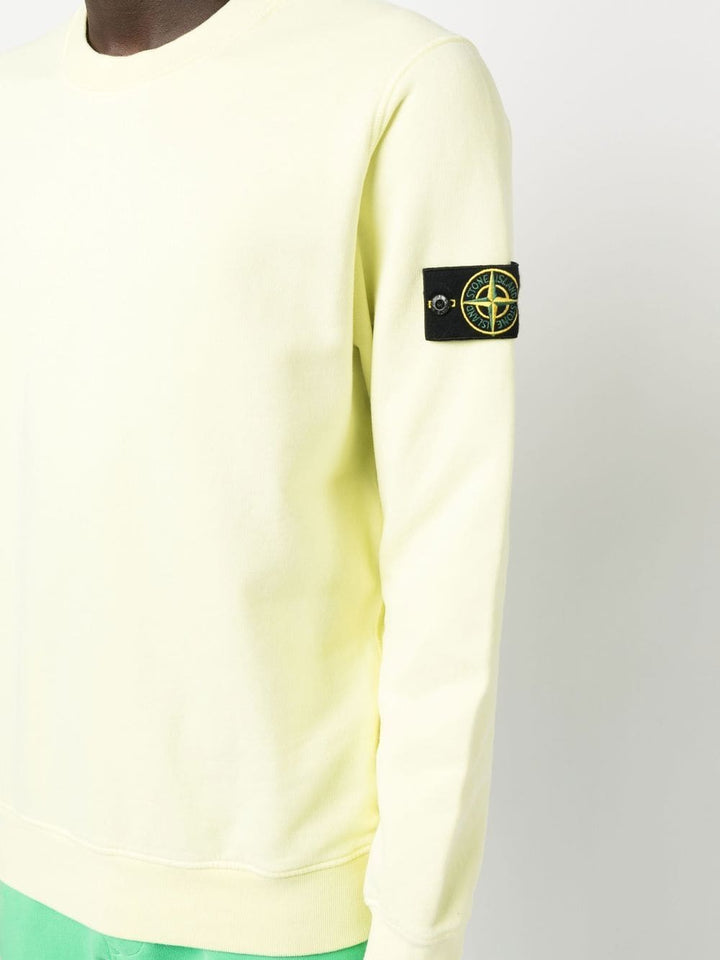 Stone Island Sweat à patch logo jaune - Lothaire boutiques