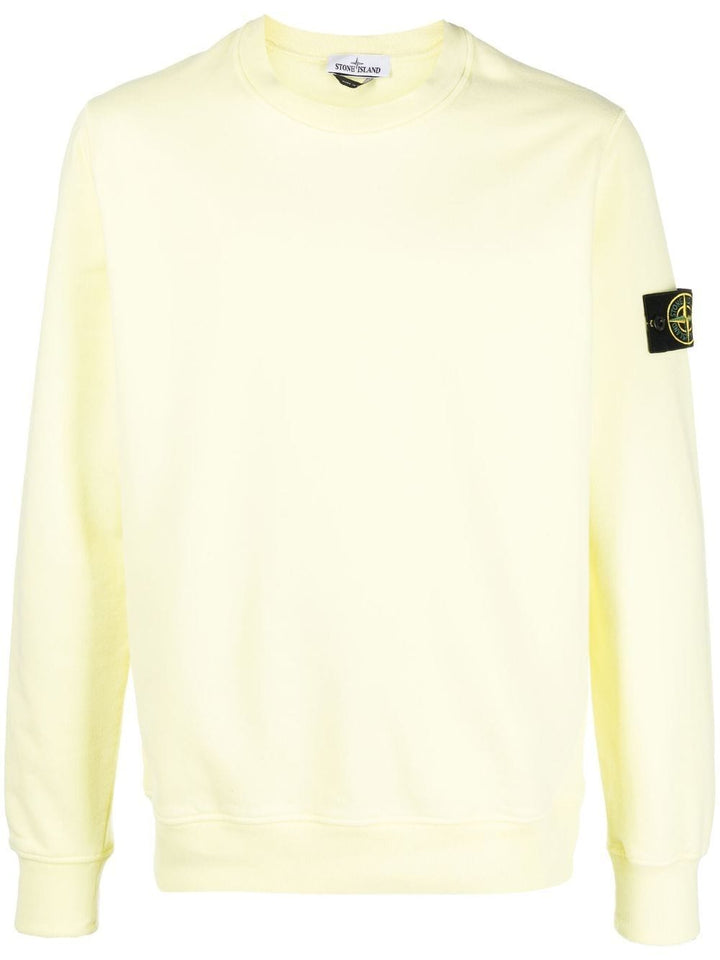 Stone Island Sweat à patch logo jaune - Lothaire boutiques
