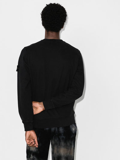 Stone Island Sweat à patch logo noir - Lothaire boutiques