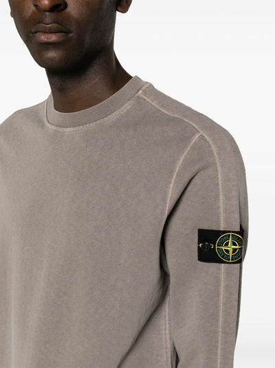Stone Island - Sweat gris 66060 ‘OLD’ TREATMENT - Lothaire