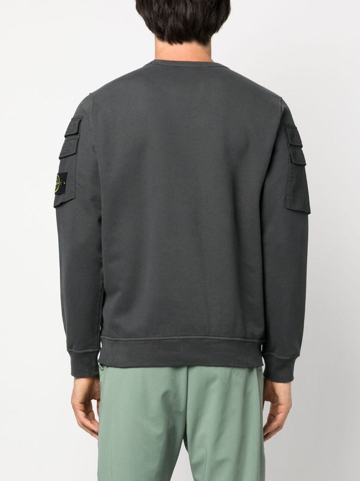 Stone Island Sweat Lead Grey 60577 - Lothaire