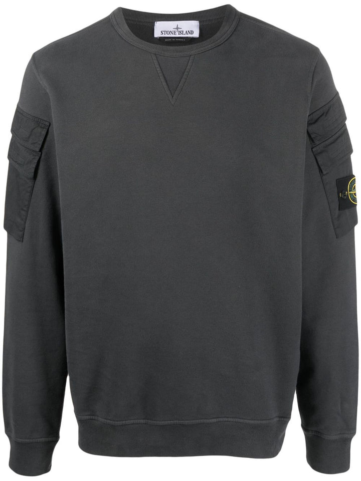 Stone Island Sweat Lead Grey 60577 - Lothaire