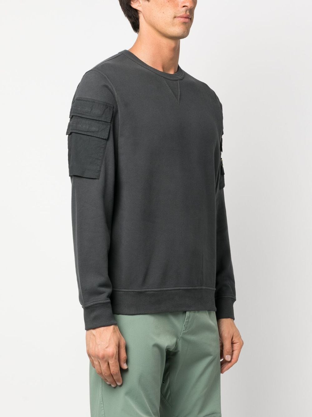 Stone Island Sweat Lead Grey 60577 - Lothaire