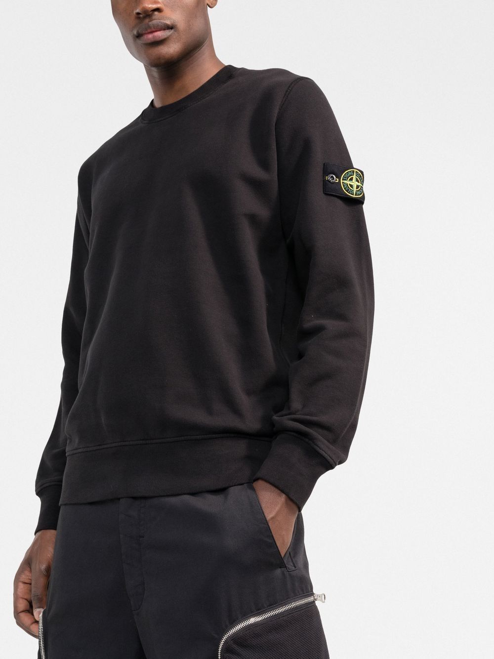 Stone Island Sweat noir 63020 Lothaire
