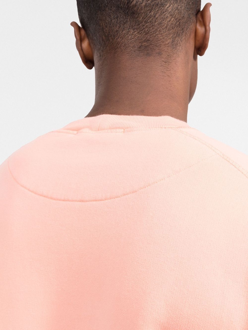 Stone Island Sweat rose en coton à patch compass signature - Lothaire boutiques