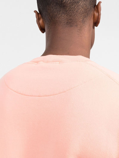 Stone Island Sweat rose en coton à patch compass signature - Lothaire boutiques