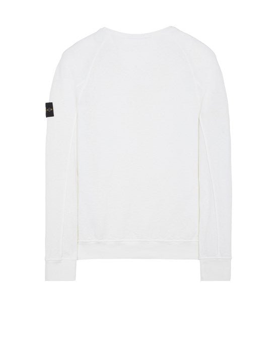 Stone Island Sweat white 66360 'OLD' TREATMENT - Lothaire