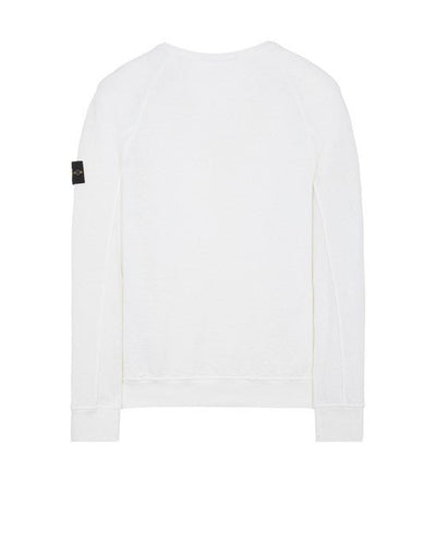 Stone Island Sweat white 66360 'OLD' TREATMENT - Lothaire