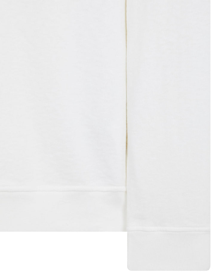 Stone Island Sweat white 66360 'OLD' TREATMENT - Lothaire