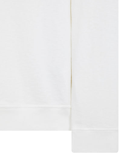 Stone Island Sweat white 66360 'OLD' TREATMENT - Lothaire