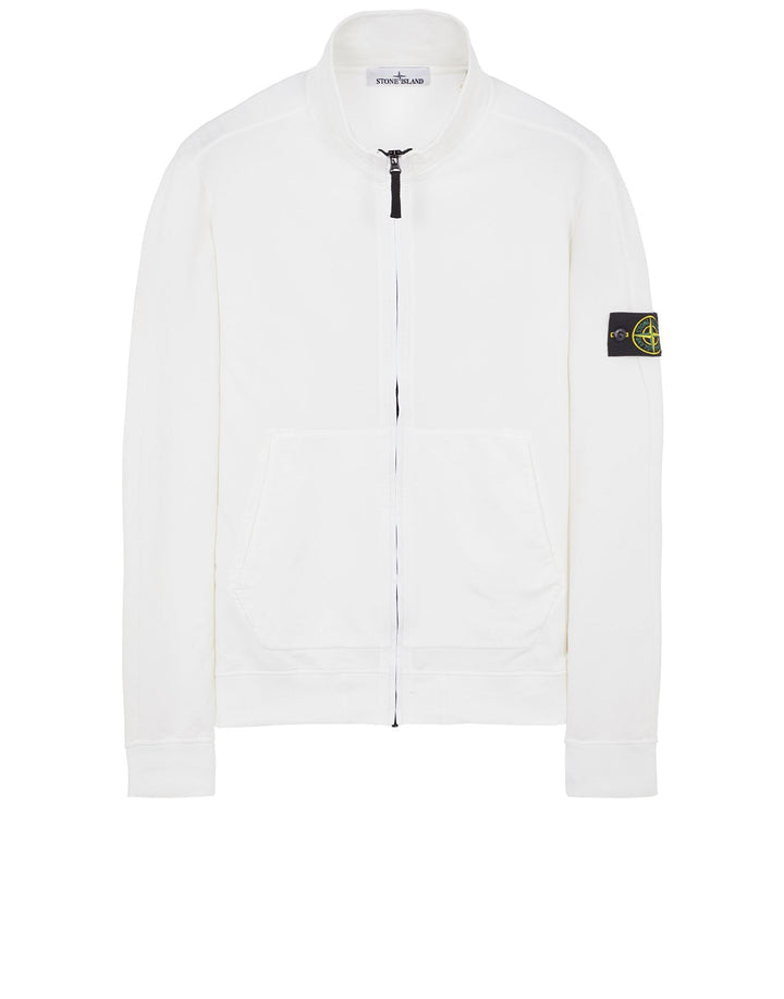 Stone Island - Sweat zippé white 64952 - Lothaire