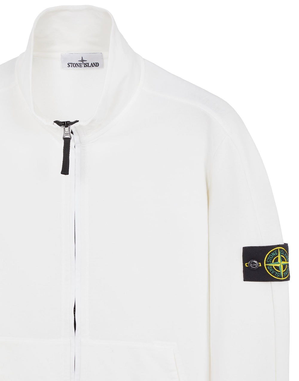 Stone Island - Sweat zippé white 64952 - Lothaire