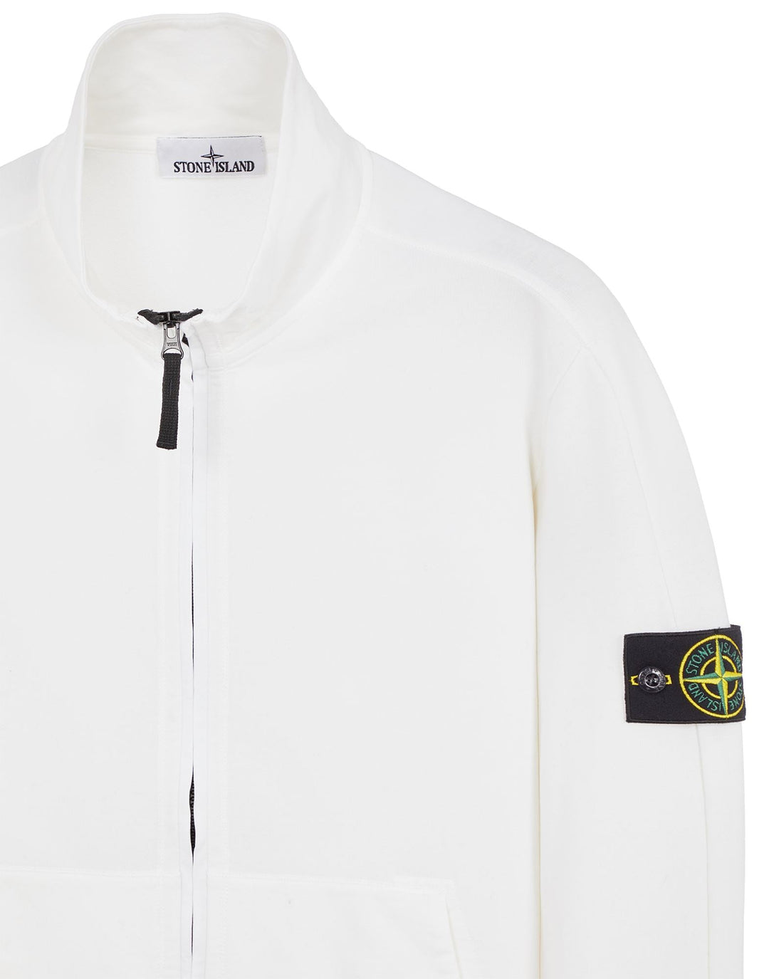 Stone Island - Sweat zippé white 64952 - Lothaire