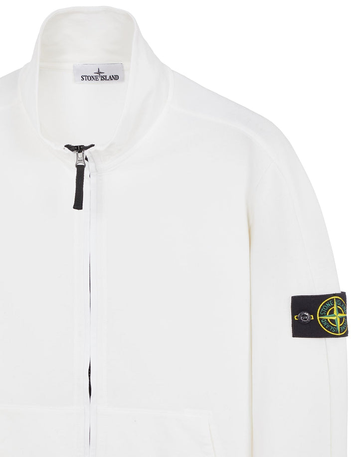 Stone Island - Sweat zippé white 64952 - Lothaire