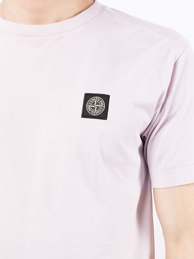 Stone Island T-shirt 24113 60/2 COTTON JERSEY GARMENT DYED Rose - Lothaire boutiques