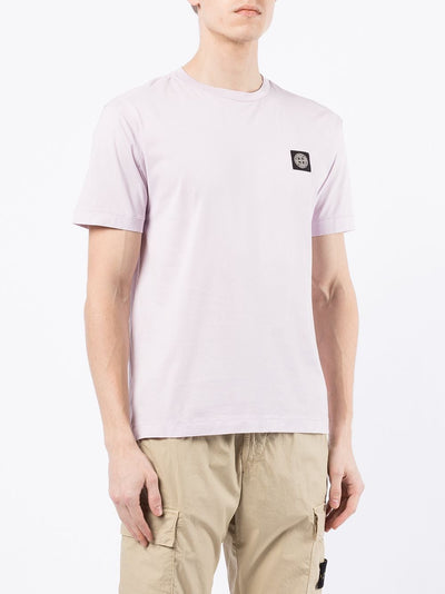 Stone Island T-shirt 24113 60/2 COTTON JERSEY GARMENT DYED Rose - Lothaire boutiques