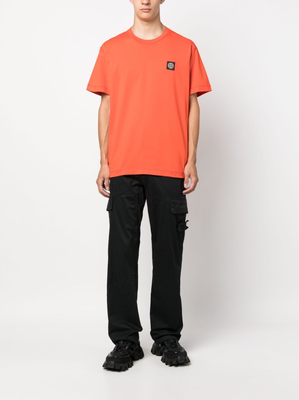 Stone Island T-shirt 24113 Orange Red - Lothaire