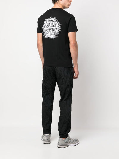 Stone Island T-shirt 2NS89 'INSTITUTIONAL ONE' PRINT Black - Lothaire