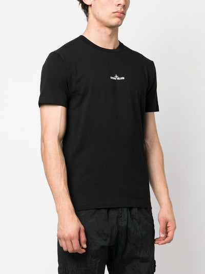 Stone Island T-shirt 2NS89 'INSTITUTIONAL ONE' PRINT Black - Lothaire