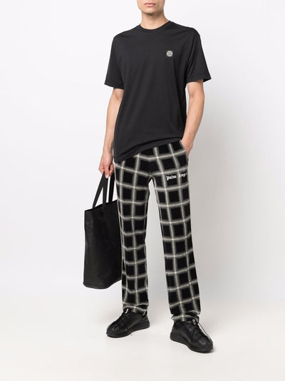 Stone Island T-shirt à patch logo Noir - Lothaire boutiques