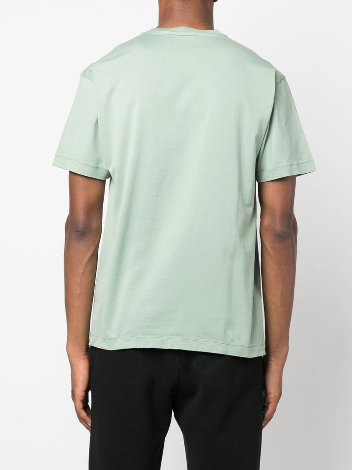 Stone Island T-shirt Acqua en coton à motif compass - Lothaire boutiques