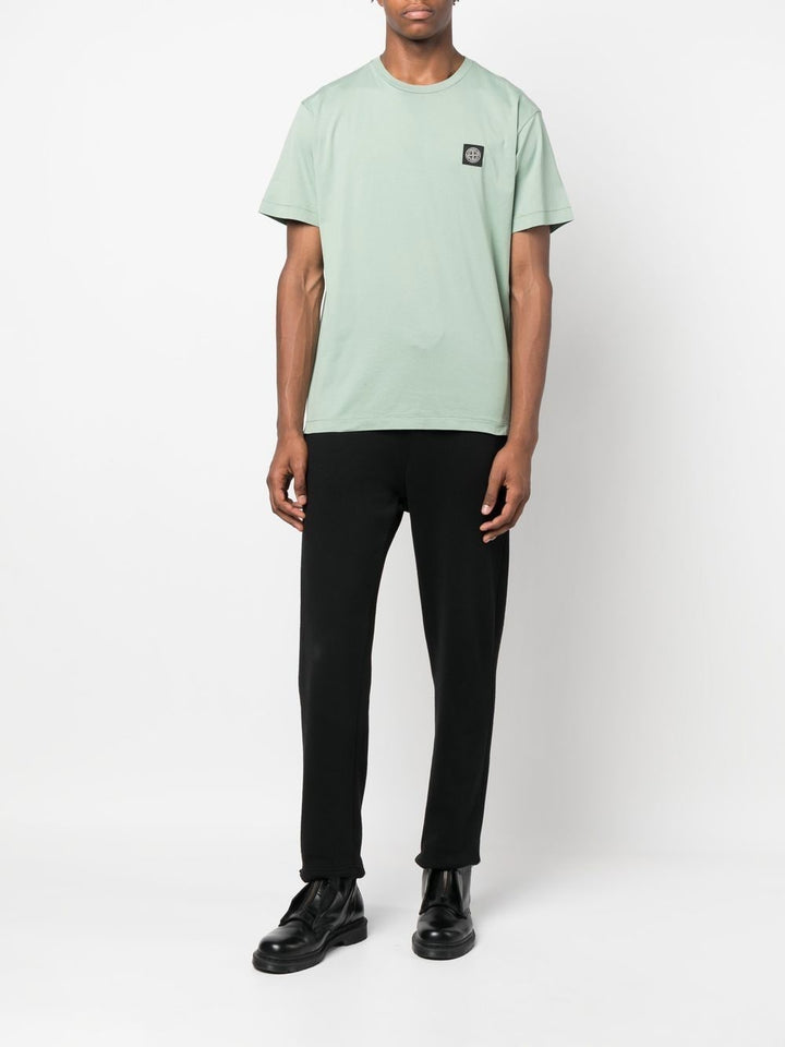 Stone Island T-shirt Acqua en coton à motif compass - Lothaire boutiques
