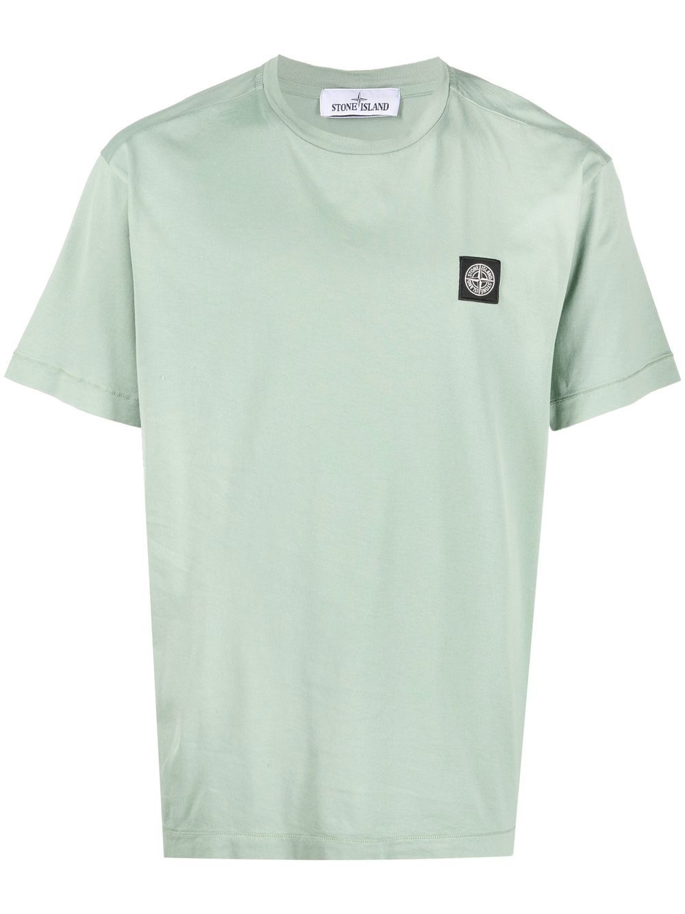 Stone Island T-shirt Acqua en coton à motif compass - Lothaire boutiques