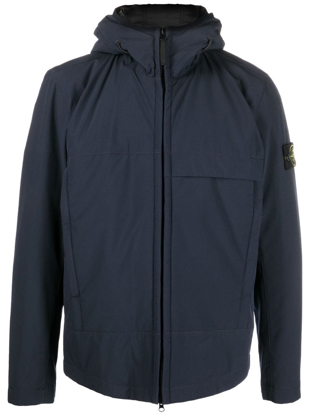 Stone Island Veste bleu à patch compass - Lothaire boutiques
